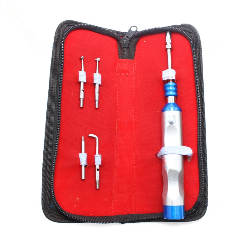 Kit di rimozione della corona dentale regolabile 4 cambi di rimozione dentale strumento di ripristino automatico dei denti della corona strumenti