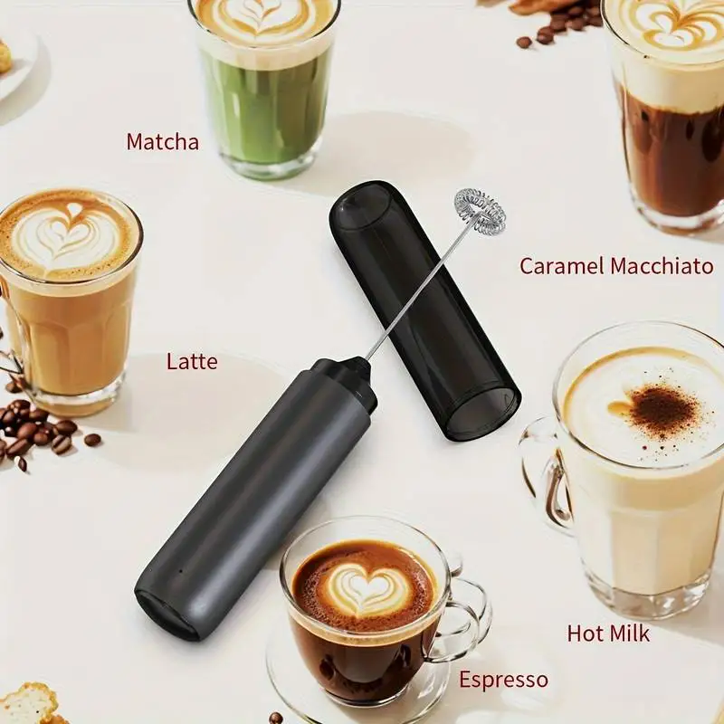 Wireless Milk Foamer Coffee Whisk Mixer Electric Blender Egg Beater Mini Frother Handle Stirrer Cappuccino Maker Cooking Tools - view 4