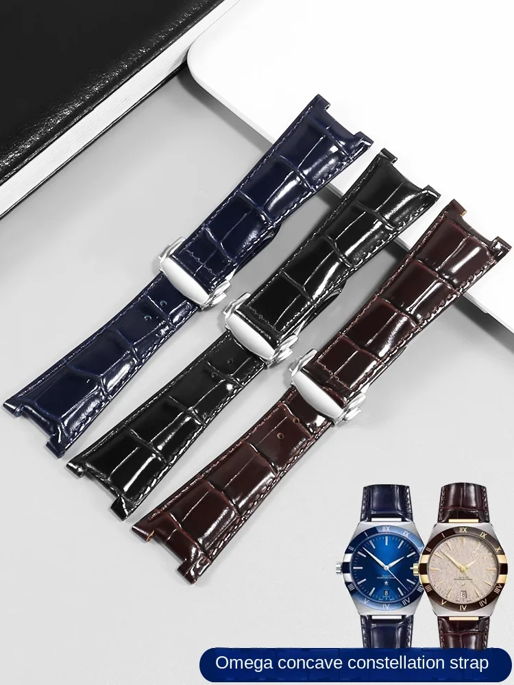 Adapted to the alternative constellation series, notched cowhide watch with the Zhizhen Observatory 131.13 watch chain