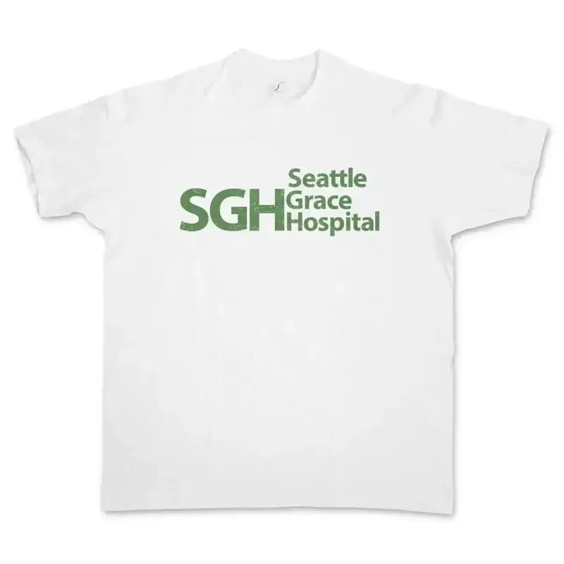 SEATTLE GRACE HOSPITAL T SHIRT SGH Anatomy Logo ER Room Symbol Emergency