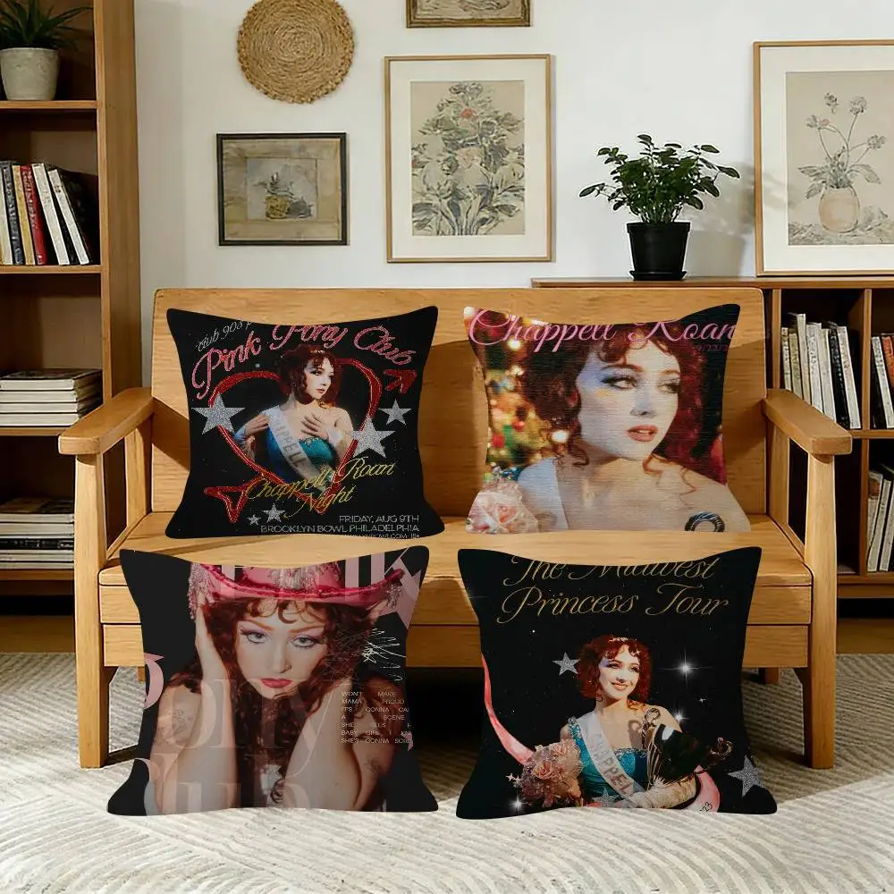 C-Chappell R-Roan Midwest Princess   Maple Design Cushion Cover Happy Autumn Harvest decor Holiday Decorati Pillow Cover