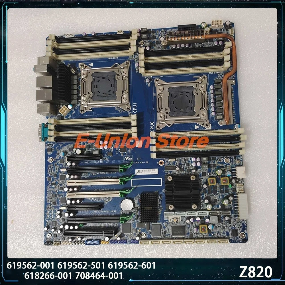 Z820 X79 619562-001 619562-501 619562-601 618266-001 708464-001 LGA2011 DDR4 Workstation Motherboard