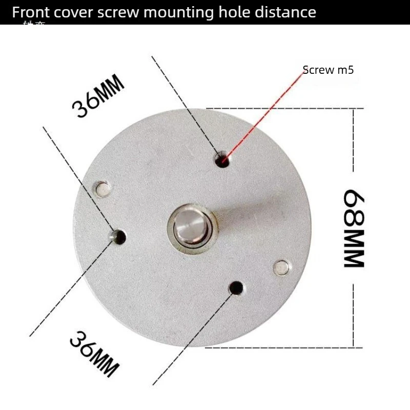 DC Lathe Motor High Speed Strong Torque 24V150W7000RPM D-shaft Dual Ball Bearing For Prayer Bead Machine view 3