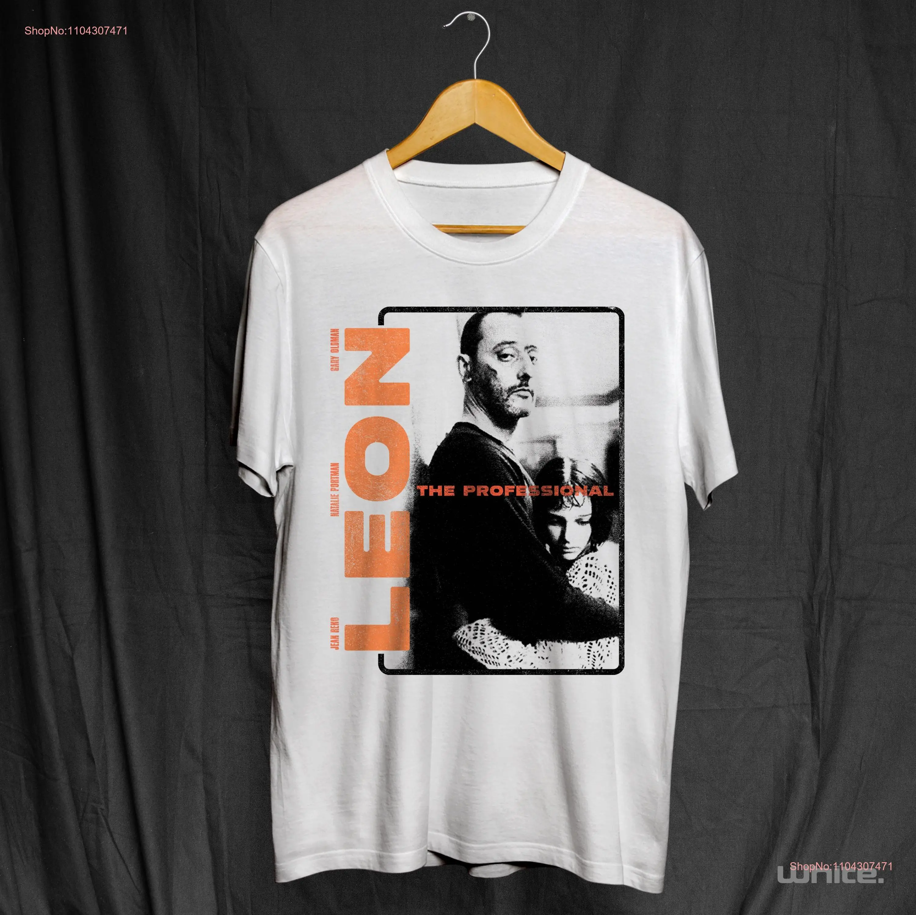 Leon the professional movie shirt jean reno natalie portman gary oldman vintage Classic Action long or short sleeves