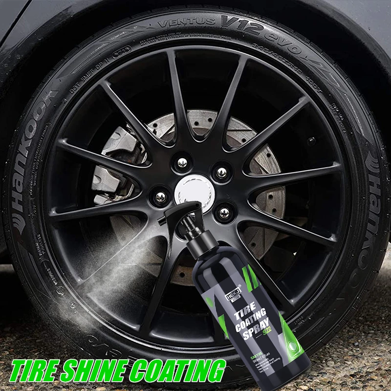 Car Tires Clean Shiny Quick Refurbisher Easy Application Automotive Tyre Hydrophobic Antifouling Protective Coating HGKJ S22