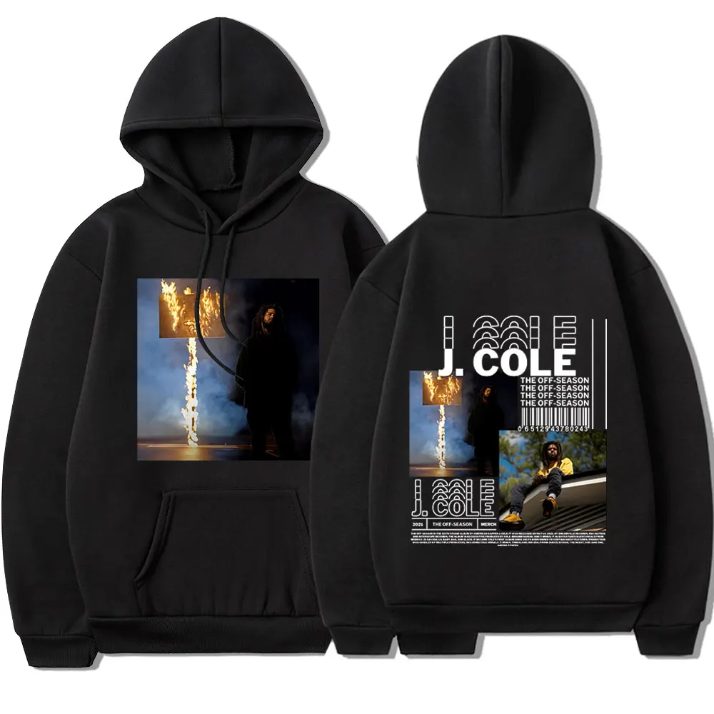 

Rapper J Cole The Off Season Music Album Hoodie Men's Fashion Hip Hop Street Pullovers Autumn Winter Warm Oversized Sweatshirt