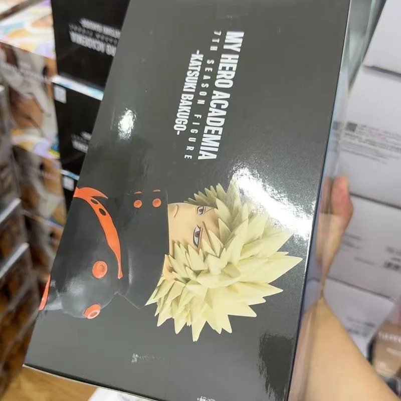 Bandai BANPRESTO My Hero Academia figura de la 7. a temporada Katsuki Bakugo figura Anime modelo juguetes en caja genuinos