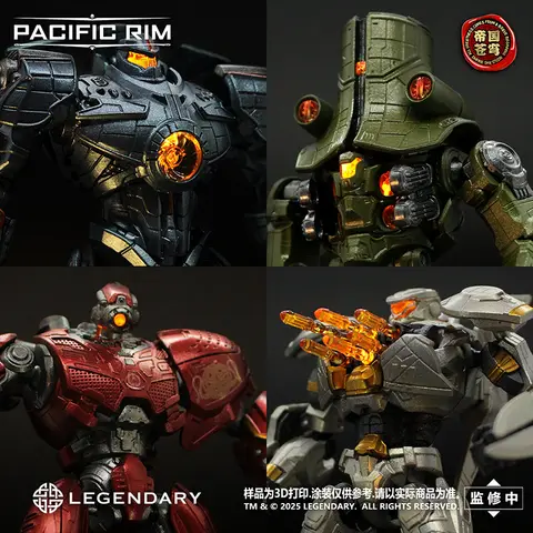 In stock Empire Sky Studio Pacific Rim Gipsy Danger Crimson Typhoon 5-inch 13cm Assembly Action Figures【Send within 24 hours】