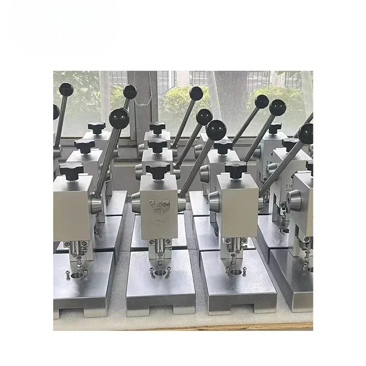 TMAX brand  Manual Hand Coin Press Machine Disc Punching Machine for Coin Cell Electrode and Separator