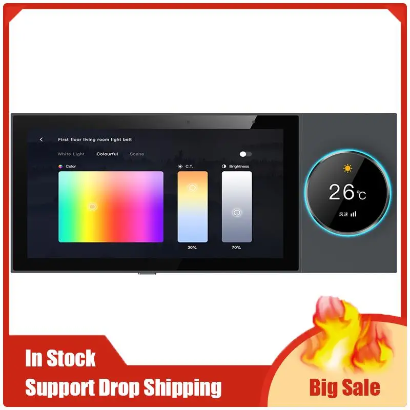 Mejores OFERTAS, Panel de Control Tuya, dispositivos Wifi Zigbee, puerta de enlace Tuya Zigbee integrada en Panel de Control de hogar inteligente Nspanel Tuya de 6 pulgadas