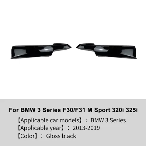 8 best sales universal front lip spoiler - №4