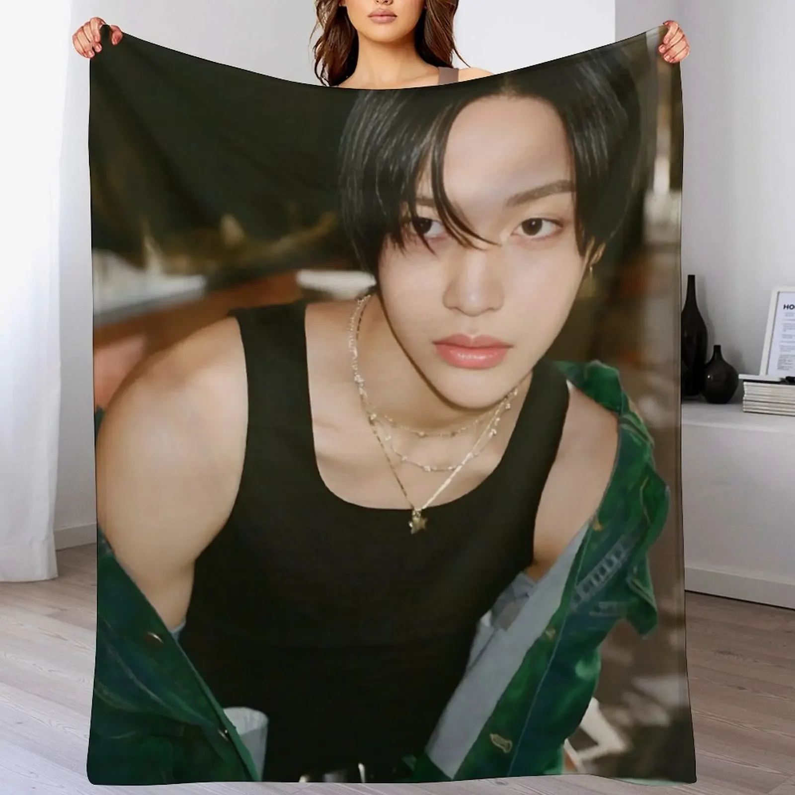 

RIIZING WONBIN Riize KPOP Throw Blanket valentine gift ideas Decorative Throw christmas gifts Polar Blankets