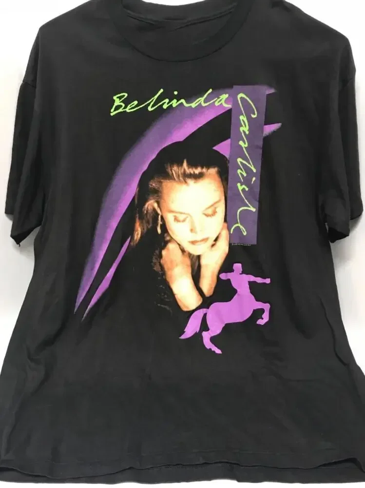 VTG Belinda Carlisle Men T-shirt Black Unisex Tee All Sizes 1F754