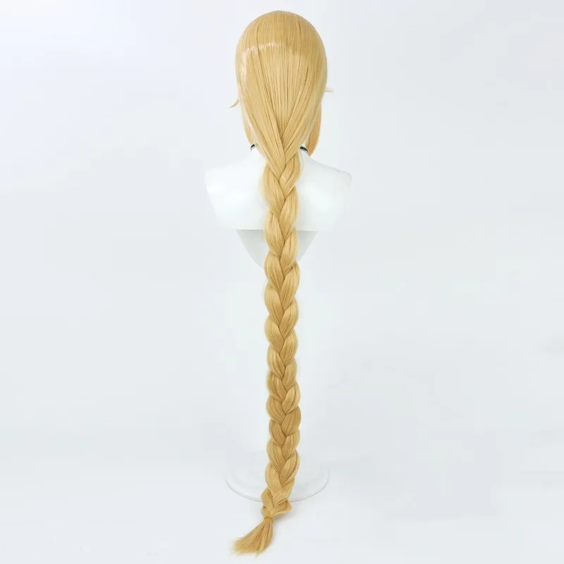 Déesse de la victoire: perruque de cosplay NIKKE Raiponce tresse épaisse unique 1,3 m cadeau d'Halloween