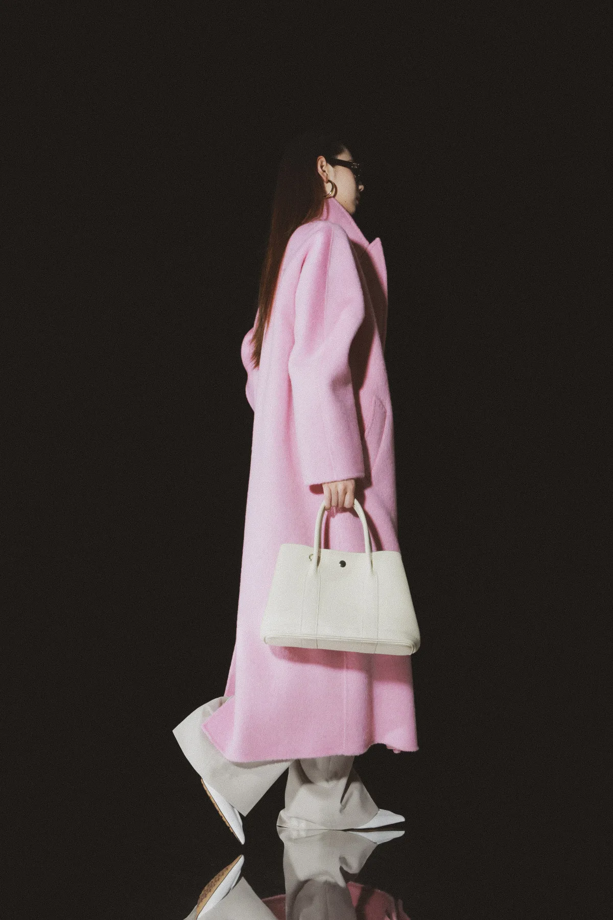 Allingentle Woolen Long Blazer Elegant Double-Breasted Jacket Warm Coat for Casual Daily Outfits Customize