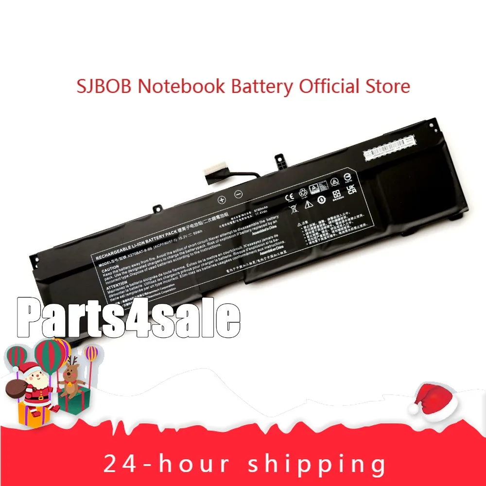 

New Genuine X270BAT-8-99 Laptop Battery for Eurocom Raptor X17 6-87-NH77S-42D00 laptop battery