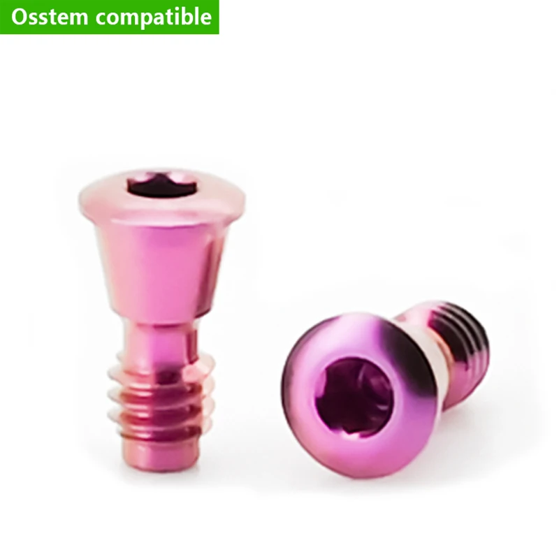 Compatible Osstem Regular Platform Cover Screw Healing Abutment Cap Titanium Various Height Lab Supply Prosthetic Parts OEM ODM