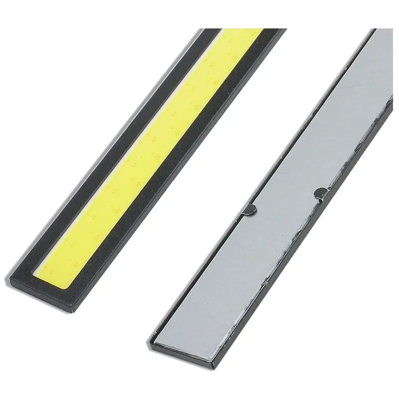 2 x กันน้ํา Super Bright รถ DRL หมอกโคมไฟขับรถ COB ไฟ LED สีขาว