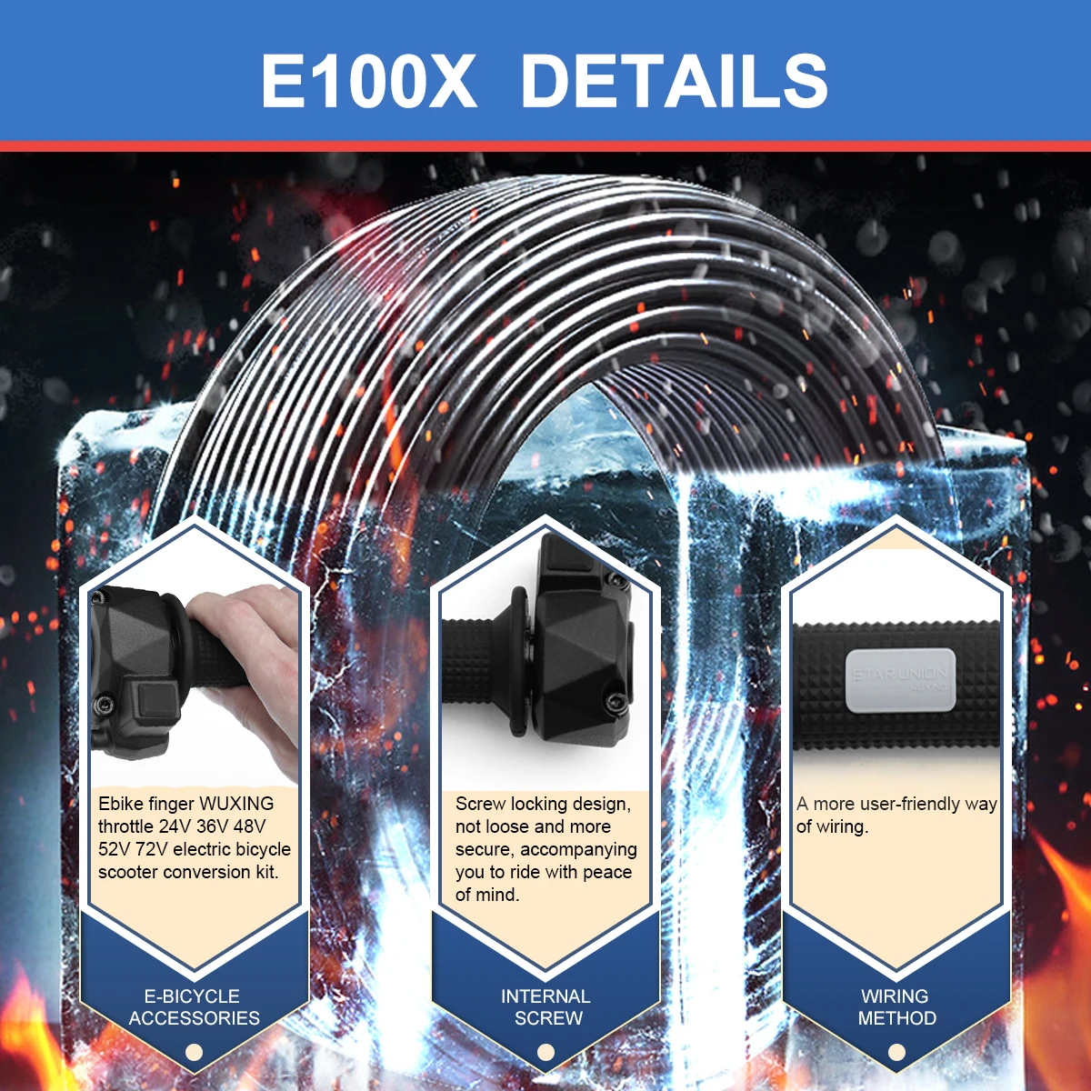 ebike-twist-throttle-grip-e100x-rubber-skin-with-3-pin-sm-connector-accelerator-for-24v-72v-electric-bicycle