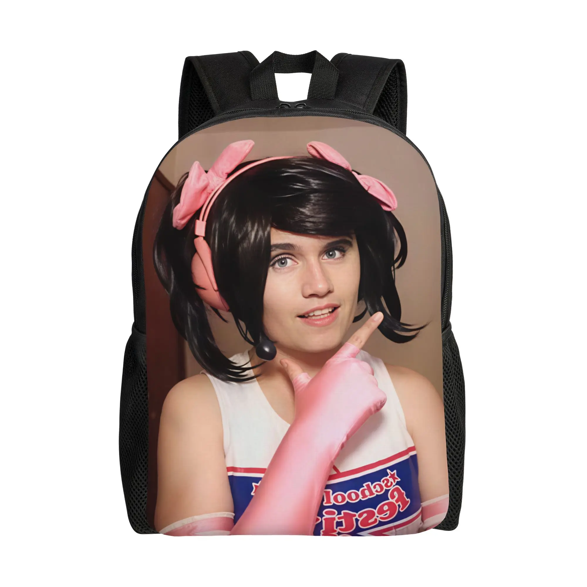 Charlie Kirk Funny Beautiful Girl Backpack Student  Soft Backpacks Polyester Kawaii High School Bags Daily High Quality Rucksack