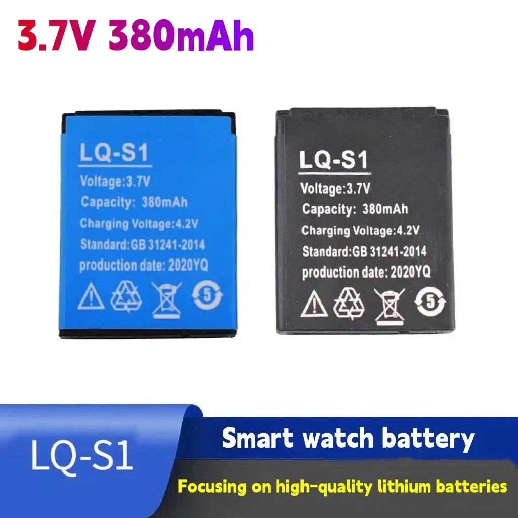 3.7 V 380mAh SmartWatch Battery Lithium Ion Polymer Battery For DZ09 Backup Battery For KSW-S6 RYX-NX9 A1 Smart Watch