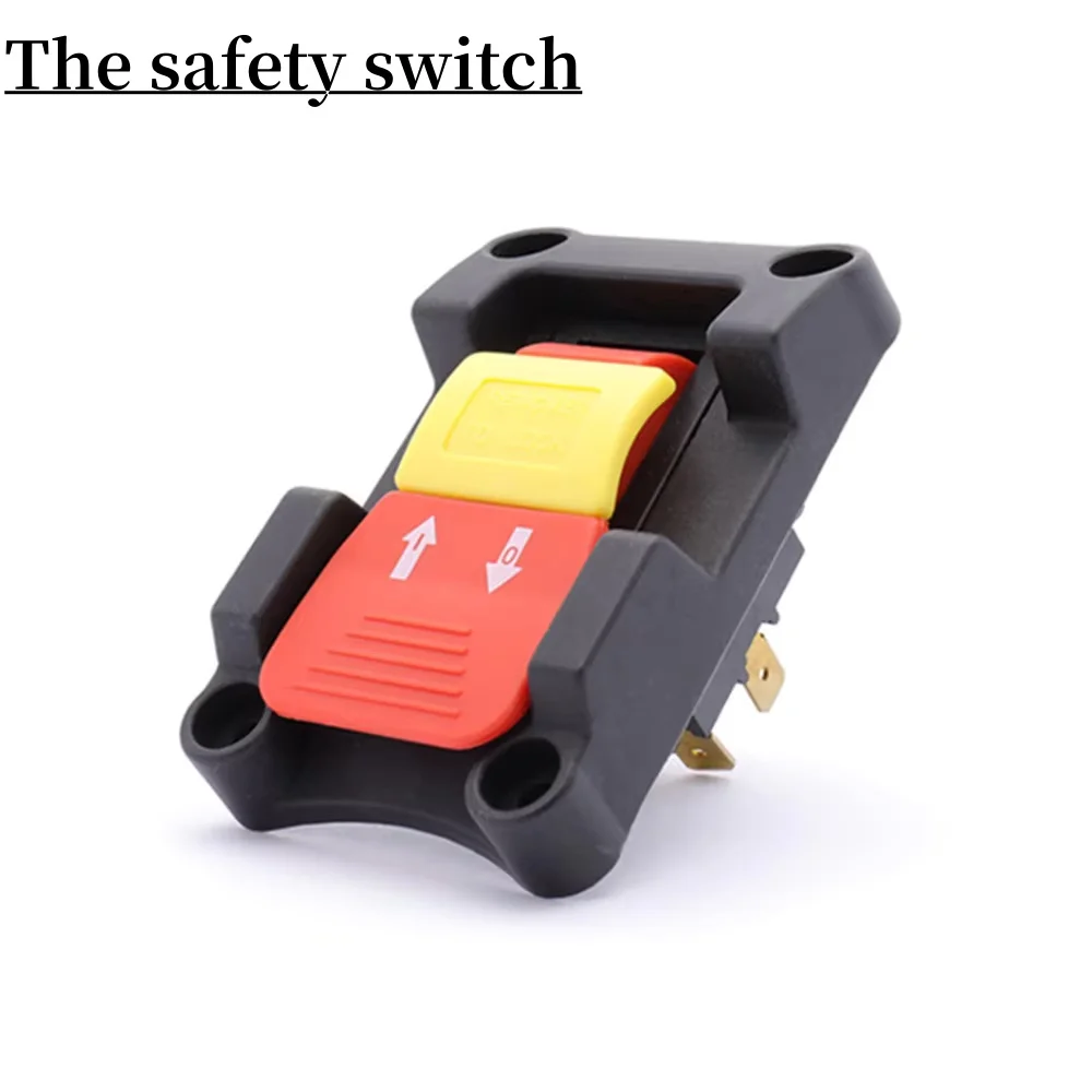 Safety Locking Switch HY18-32 4 Pins 250V 16A 125V 20A 2HP DPDT On Off Push Button Key Switches for Machine Tools