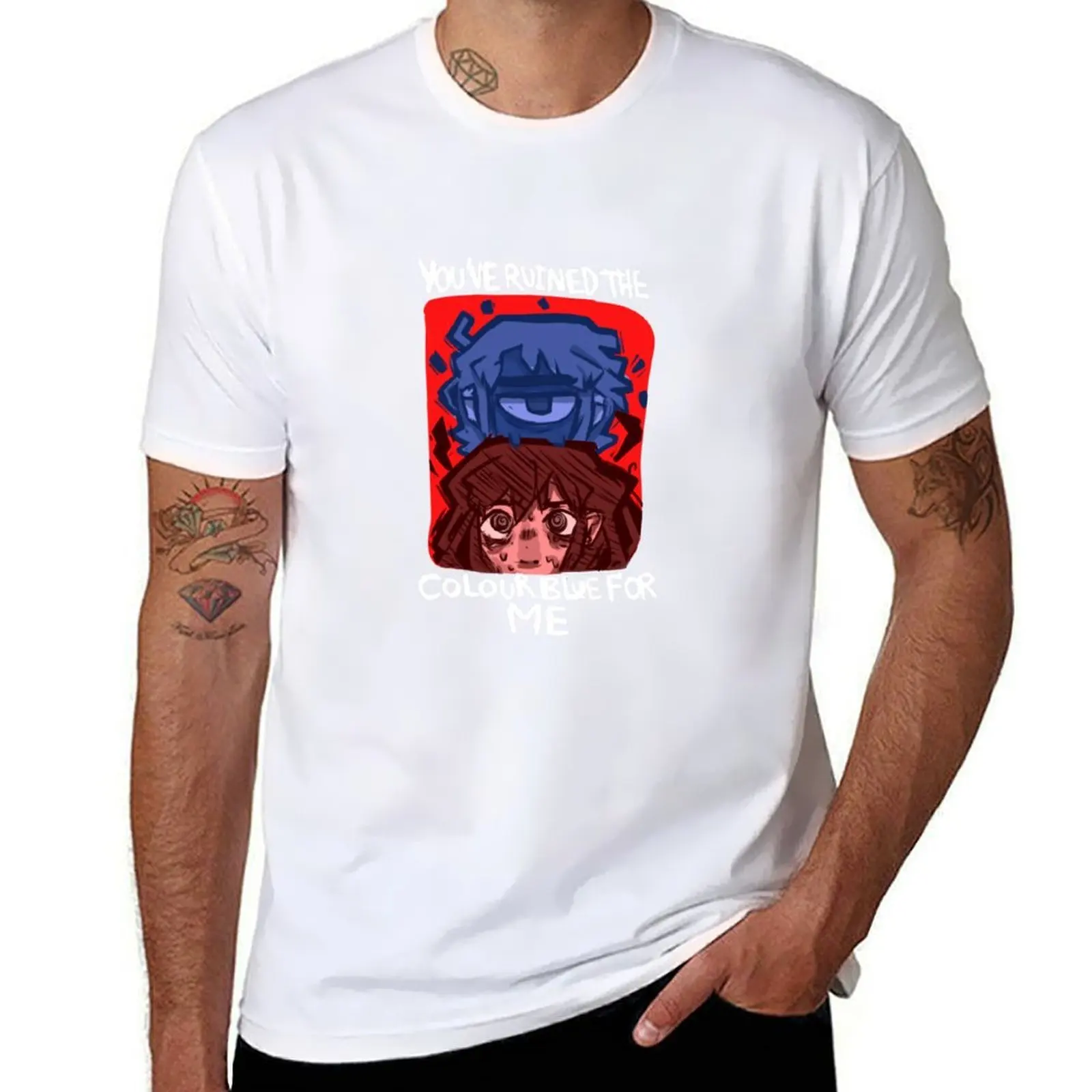 You've Ruined The Color Blue T-Shirt t shirts for man cotton funny t shirts man T-Shirt