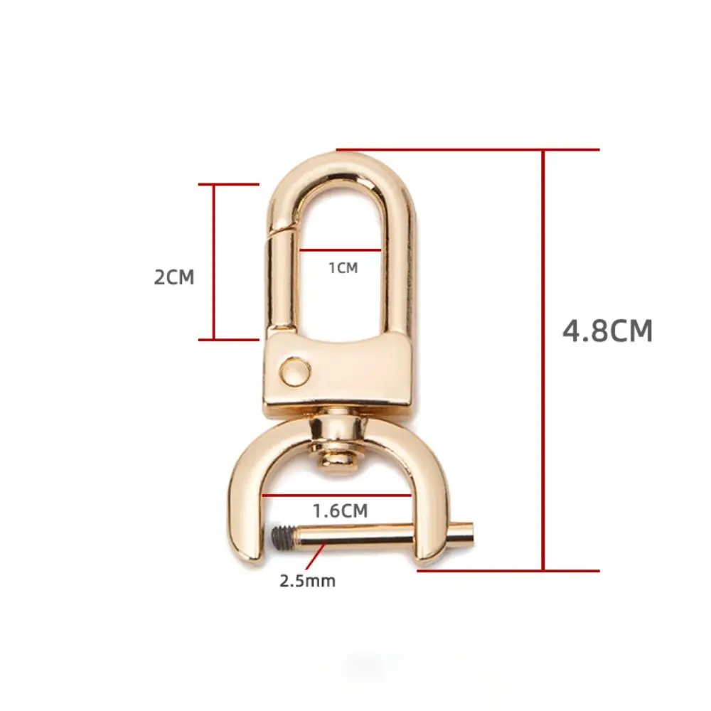 Universal 16/20/25mm Bag Belt Buckle DIY Craft Metal Removable Hook Trigger Clip Buckle