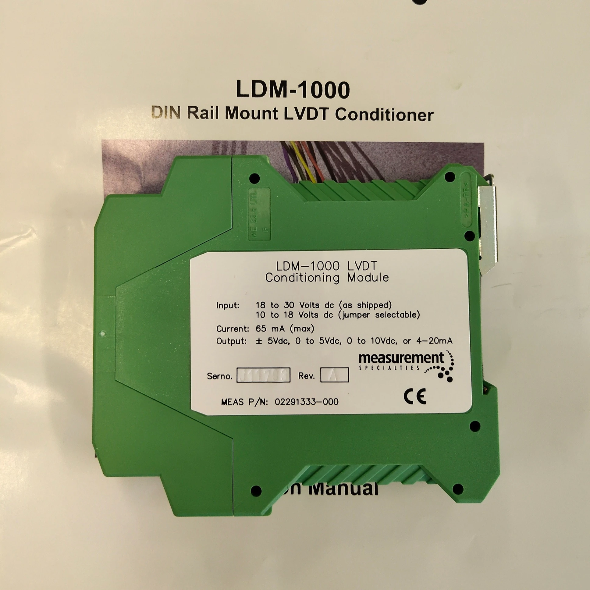 

LDM-1000 LVDT/RVDT Signal Conditioning Module