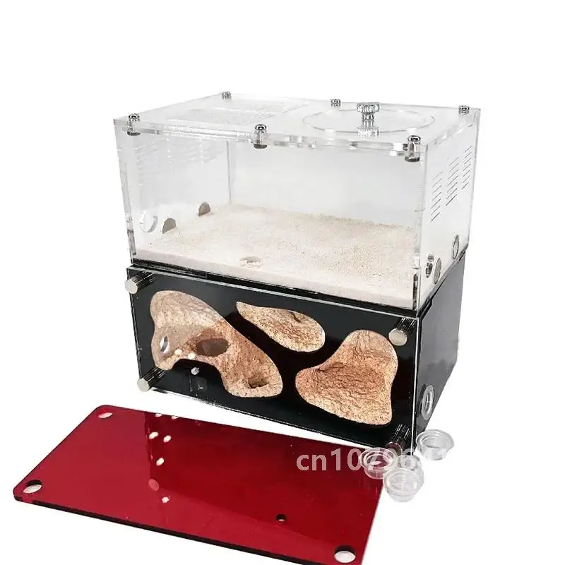 

Concrete Ant Farm Intelligent Temperature Control Ants Nest Spliceable Expanded Anthill Ant House Acrylic Ant Kennel Insect Box