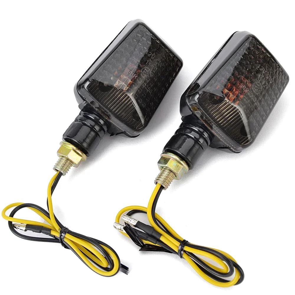 2 Pcs Motorcycle Indicator 12V Light Blinker Lamp Amber Turn Signal For most Honda, For Yamaha, For Suzuki For Kawasaki