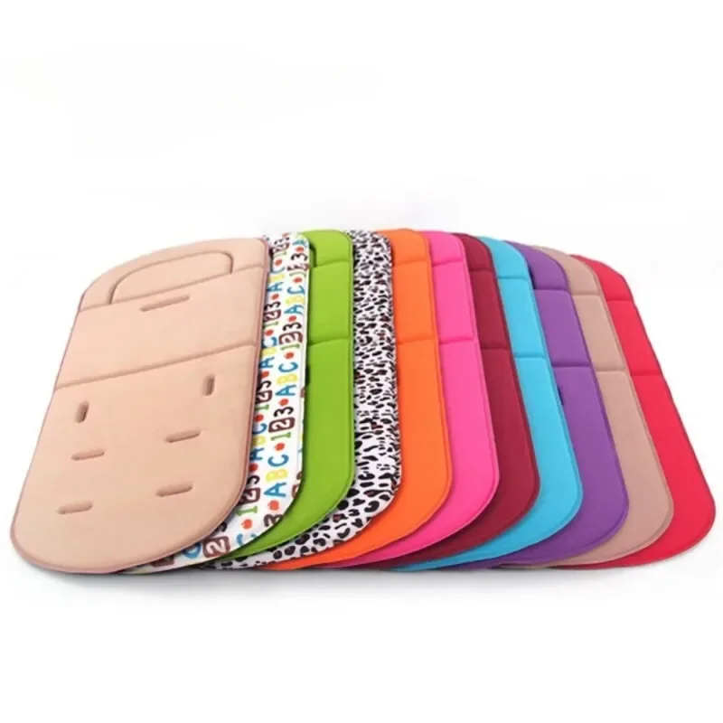 Baby kawaii Stroller Mat Comfortable Four-Season Thickening Type Cotton Pad Baby Seat Child Dining Chair Trolley Rainbow Cushion