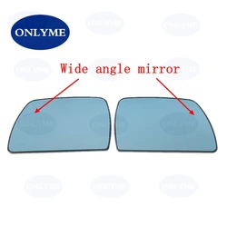 Wide Angle Heated Blue Mirror Glass For BMW X3 / E83 2004 2005 2006 2007 2008 2009 2010