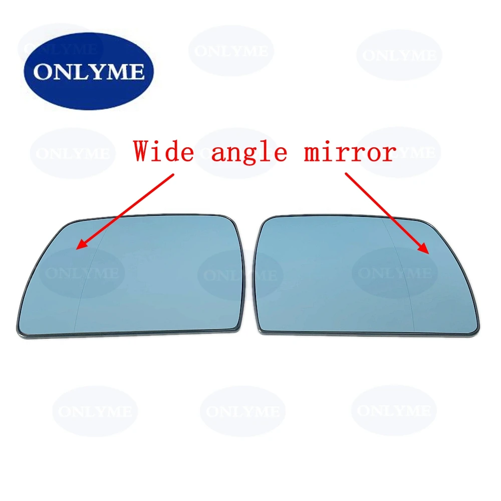 Wide Angle Heated Blue Mirror Glass For BMW X3 / E83  2004 2005 2006 2007 2008 2009 2010