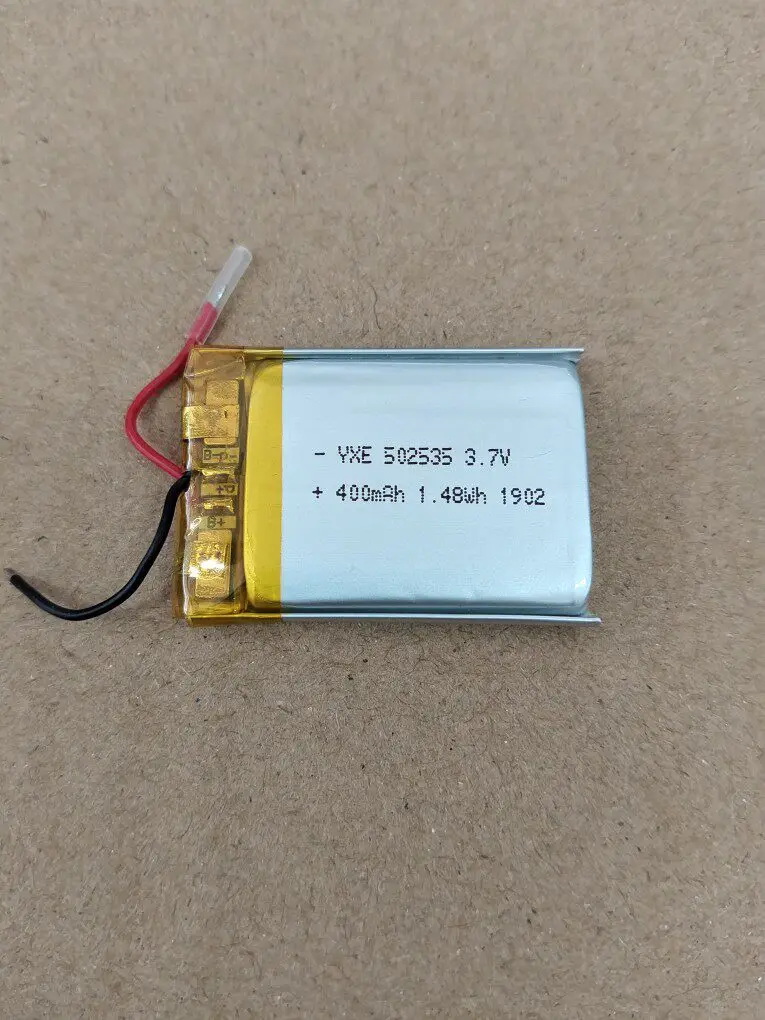 10pcs.。for New small polymer battery model 502535 capacity 400mAh。.
