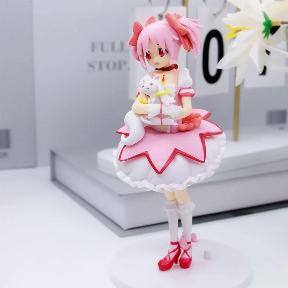 In Voorraad 18 CM Sega Kaname Madoka Tamaki Iroha Anime Action Pvc Figuur Model Pop Speelgoed Beeldje Collectiable Ornament Gift Kids