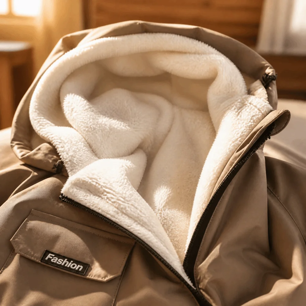 Thick Fleece Lined Snow Suit Windproof Waterproof Winter Jumpsuit Comfortable Fit Warm All-In-One Snow Suit Winter Outdoor