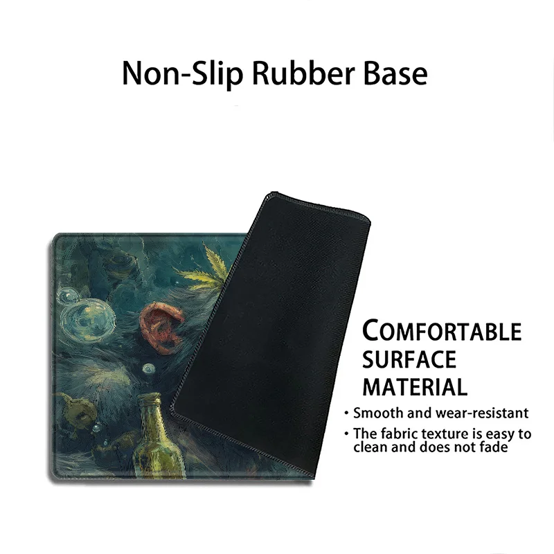 مخدر القرود ماجيك حفلة لعبة حصيرة المطاط دائم لألعاب MTG & TCG 35X60cm لوحة الماوس مكاتب حصير مكتبي تصميم ودية #4