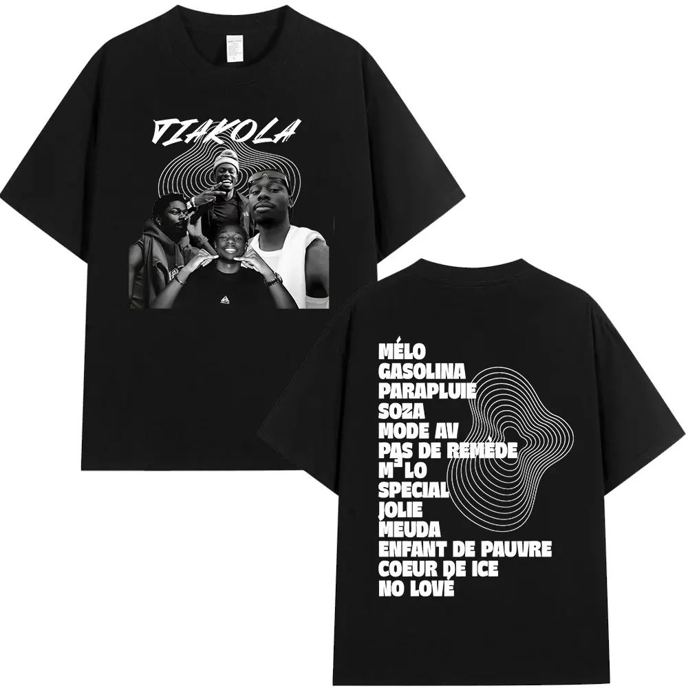 Рэпер TIAKOLA Album Tour футболка мужская женская одежда модные футболки в стиле хип-хоп повседневные хлопковые футболки с короткими рукавами уличная одежда