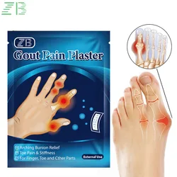 8pcs/bag Gout Patch Arthritis Bone Thumb Corrector Sticker Finger Hallux Toe Bunion Pain Relief Medical Plaster Health Care