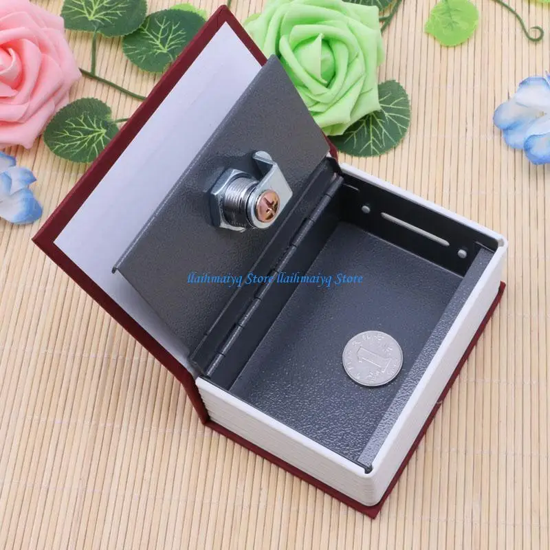 

573B Book Safe Storage Box Dictionary Secret Safe Can with Security Combination Lock Safe for Money Jewelry