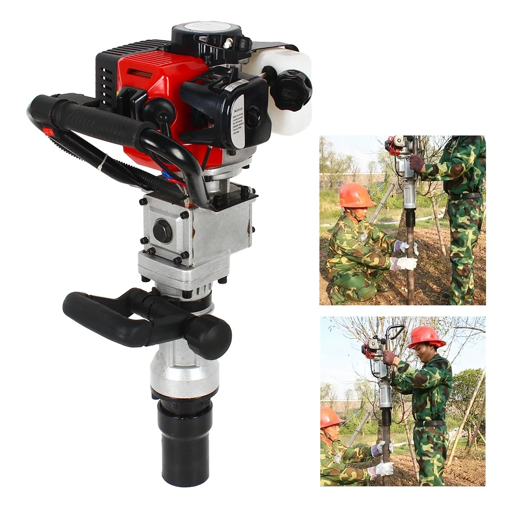 

For Gas Powered T-Post Driver with 900W 32.6cc Two-Stroke Engine – Lightweight Alloy Steel Post Driver for Fencing, Farm