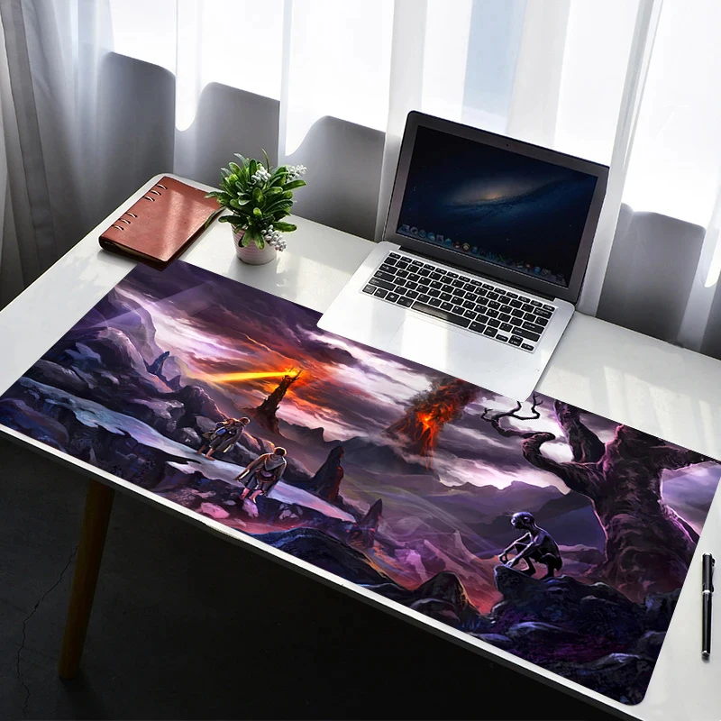 

Mouse Pad Laptop Rubber Extended Desktop Mat Computer Gamer HD Mousepad L-Lords The R-rings PC Gaming Accessories Keyboard Pad