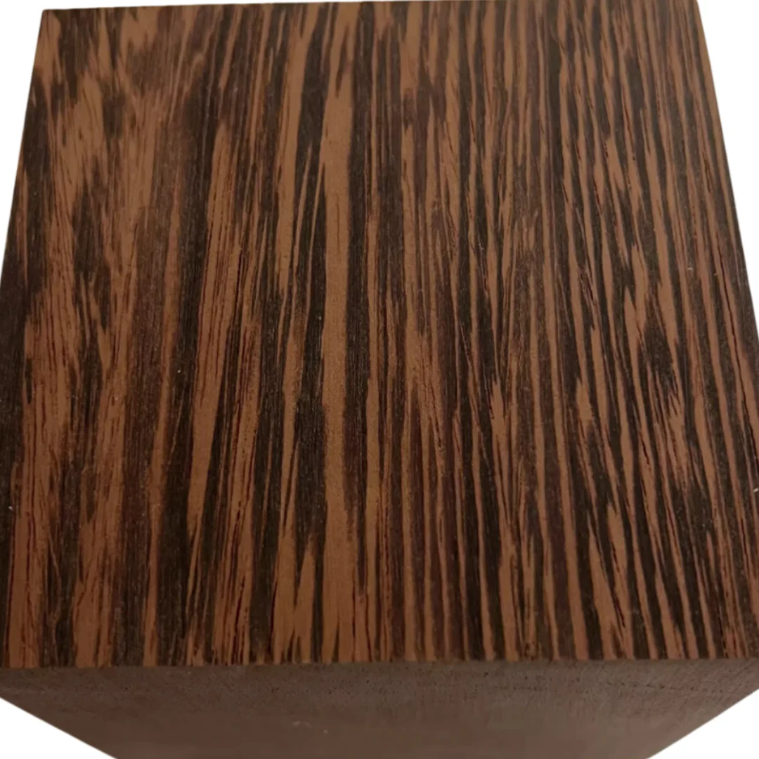 Size：10x10x10cm Africa Wenge（Millettia Laurentii） DIY carving Creating Wooden Products with Wood Materials