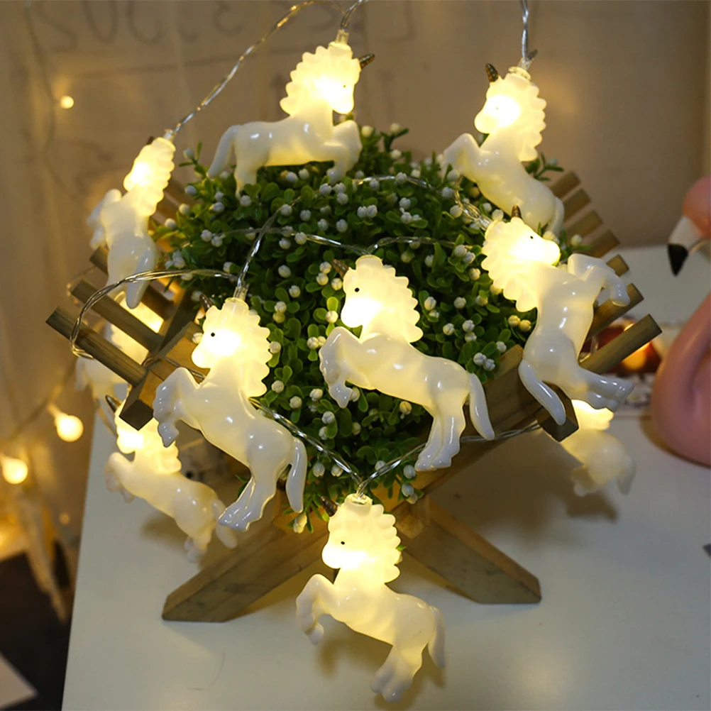 

Unicorn String Light Night Lamp Warm White Operated Decorative Great Decoration