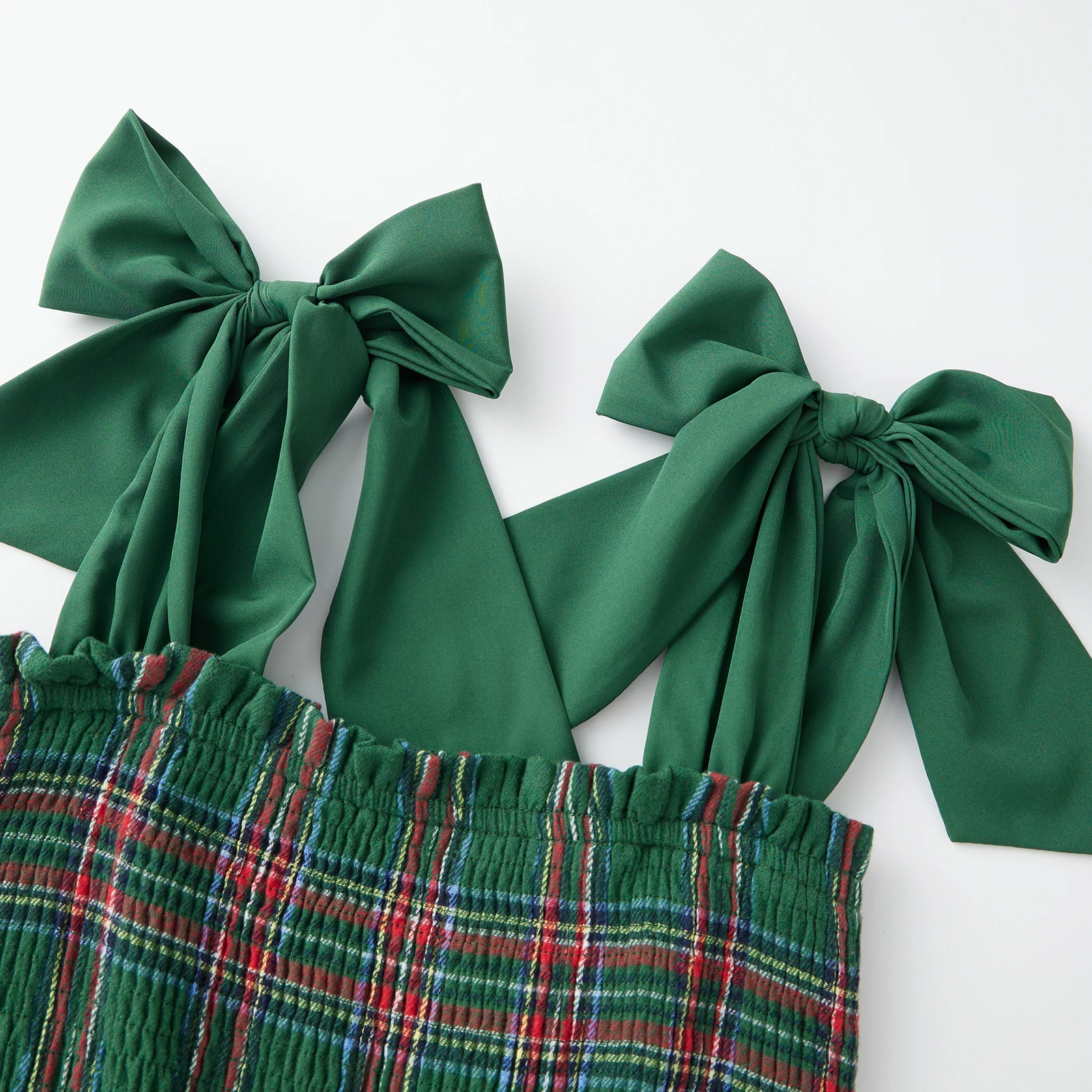 Vestido de retazos retro Vestido de mujer con hombros descubiertos Elegante vestido largo acampanado sin mangas con ribete de volantes a cuadros