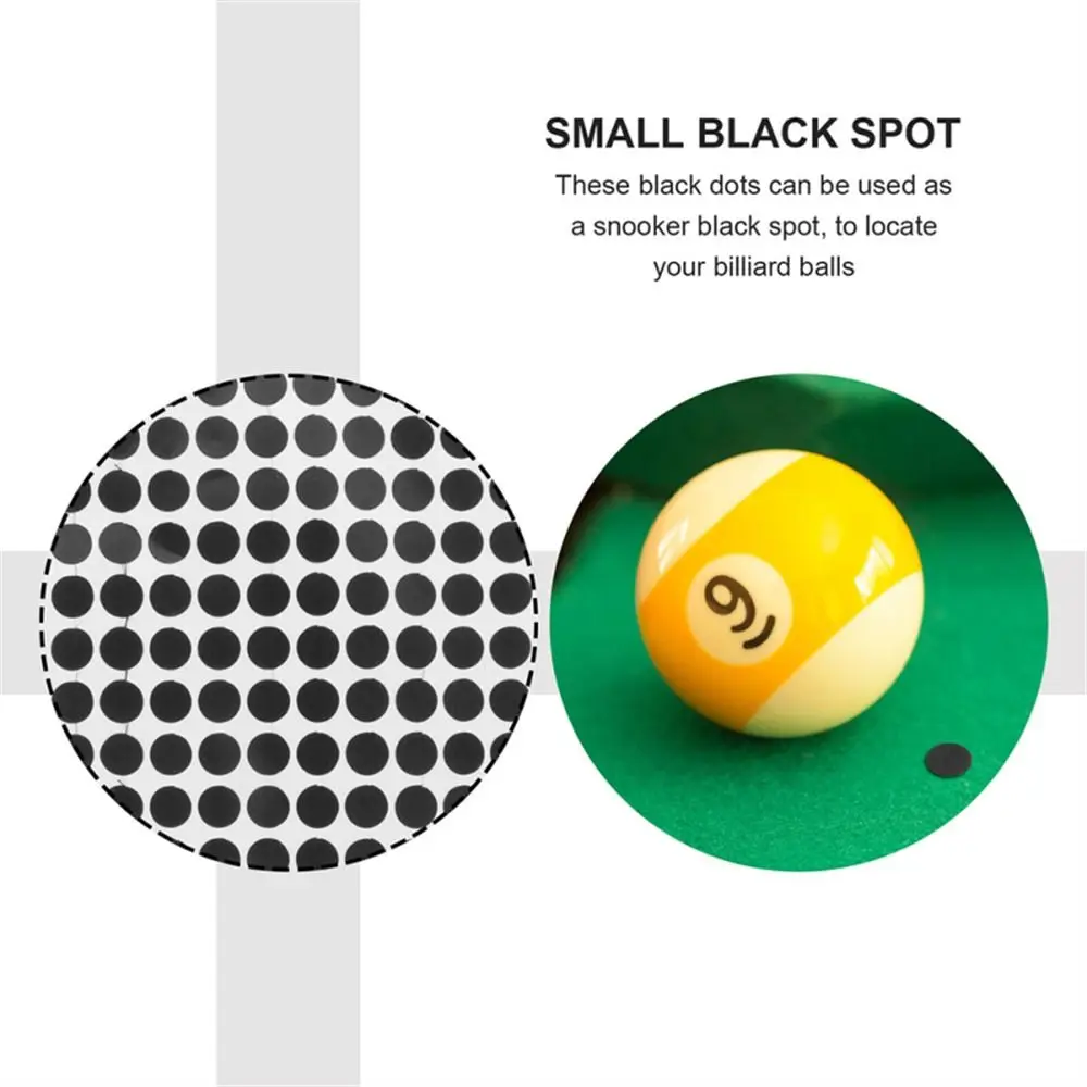 Adhesive Marking Self-adhesive Cue Ball Locators Pool Stickers Billiards White Ball Locator Sticker Billiard Point Stickers