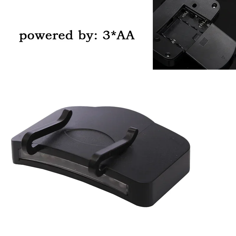 Przenośna lampka LED na daszek czapki z 11 diodami - lampka czołowa na rondze czapki do jazdy na rowerze, pieszych wędrówek, wędkowania i aktywności na świeżym powietrzu.