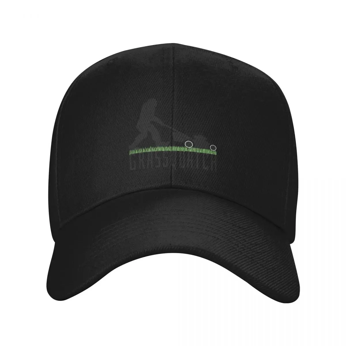 Sasquatch Lawn Mowing Grassquatch Funny Bigfoot Design Baseball Cap Sunhat Beach Bag Beach custom Hat Golf Wear Men Women's