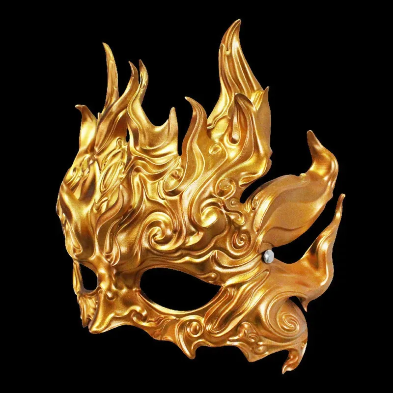 할로윈 반안면 마스크, 파티 게임 테마 의상, 코스프레 액세서리 b.,bp1